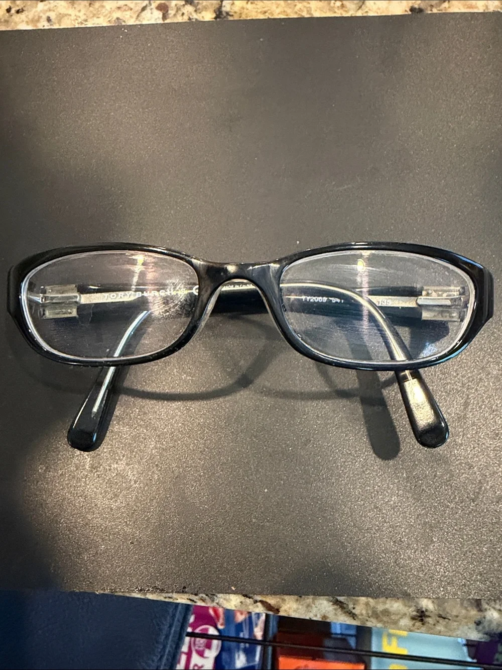 Black Women's Rectangle Tori Burch prescription glasses